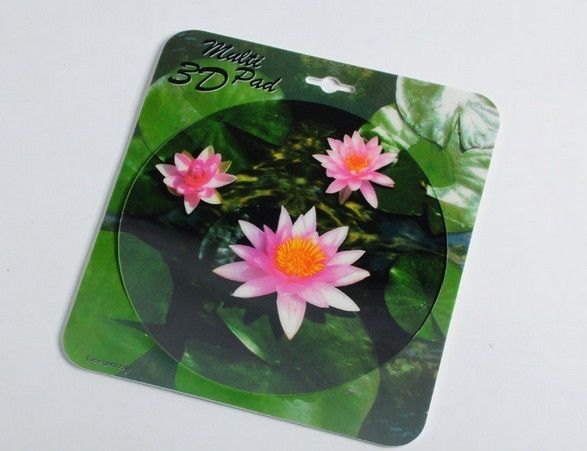 PLASTIC LENTICULAR 3D Mouse Pad Promotion Lenticular Mouse Mat with 3d flip effect