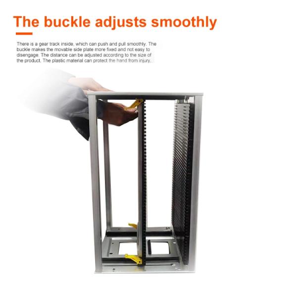 Adjustable Antistatic PCB Magazine Rack ESD SMT PCB Rack