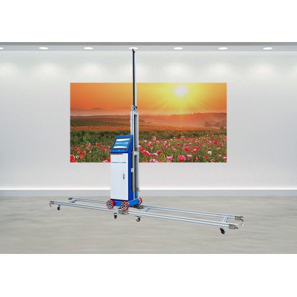 Automatic LCD Control Vertical Wall Inkjet Printing Machine For Glass Ceramic Tiles Wood White Wall
