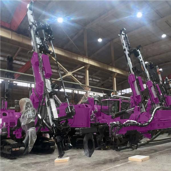 Hard Rock Borehole Drilling Equipment Depth 36m Mining Drilling Machine Crawler DTH Drilling Rig