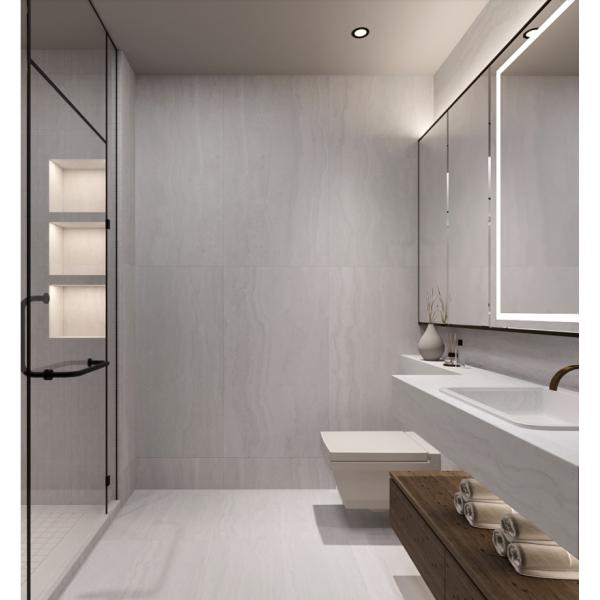Bedroom Click Installation and Maintenance Engineered Pattern Sheet Laminate Flooring