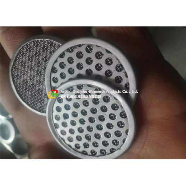 Perforated Welded Filter Screen Mesh Plain Weave Customized Material