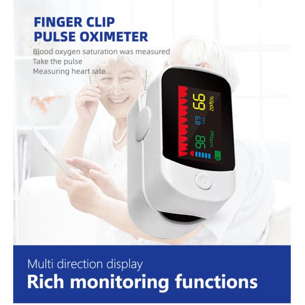 Lightweight Multifunction LCD Digital Fingertip Pulse Oximeter