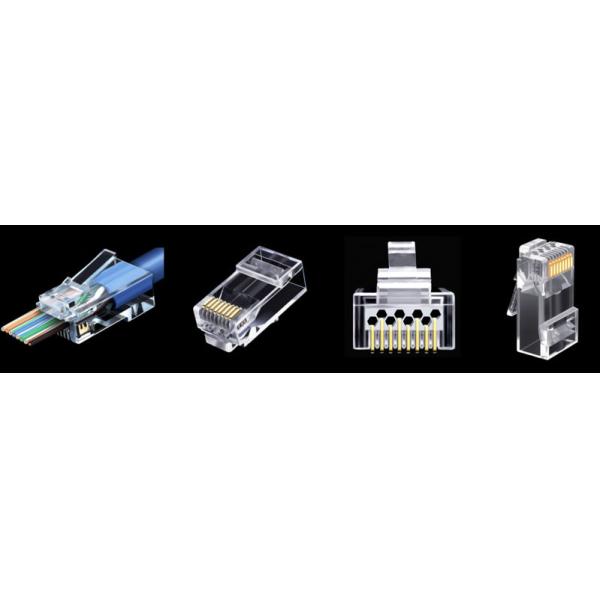 CAT6 UTP Pass Through Connector Physical photo