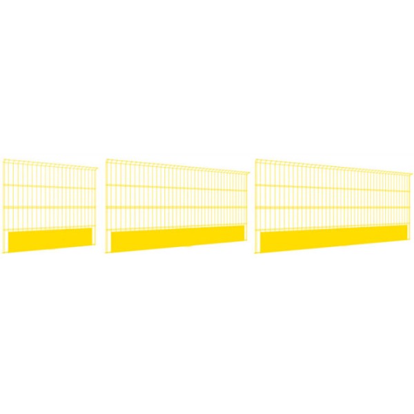Durable Galvanized Edge Protection Fence System Construction Site Fall Protection Powder Coated Edge Protection Fence