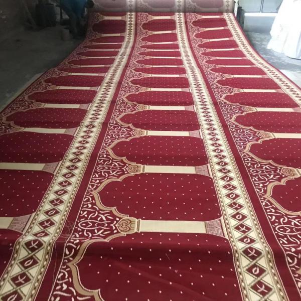 Axminster Customized Patterns Mosque Prayer Carpet for Print in Customized Colors