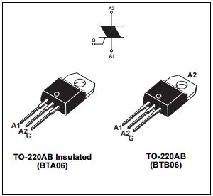 SNUBBERLESS⑩, LOGIC LEVEL & STANDARD BTA06-600B