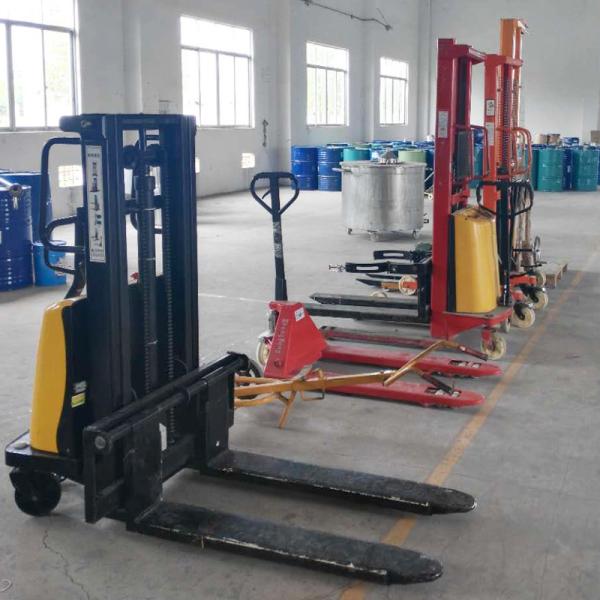 semi automatic trolley forklift, storage battery , Semi Electric Stacker forklift, Semi Automatic Forkli