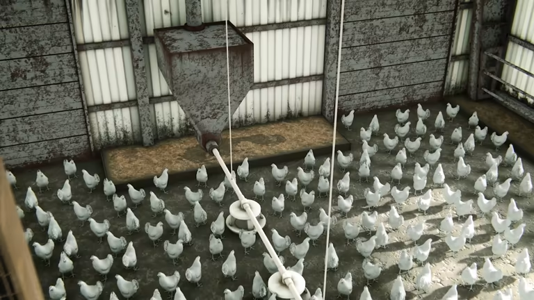 PureFlow Poultry Unit with Optimized Airflow Heavy-Duty Construction and Modular Design for Poultry Farming