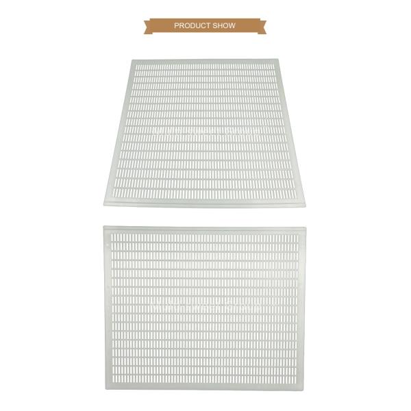 White PE PP Queen Rearing Plastic Queen Excluder 51*41cm