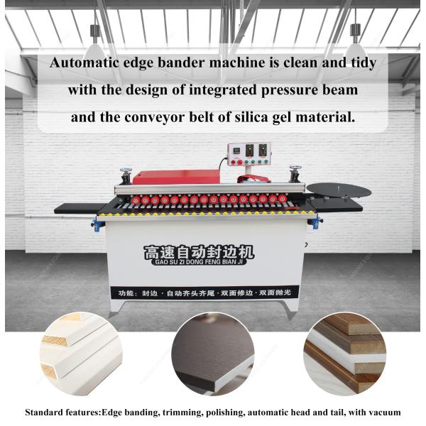 MDF Medium Desktop Straight Automatic Small Edge Banding Machine with Easy Operation