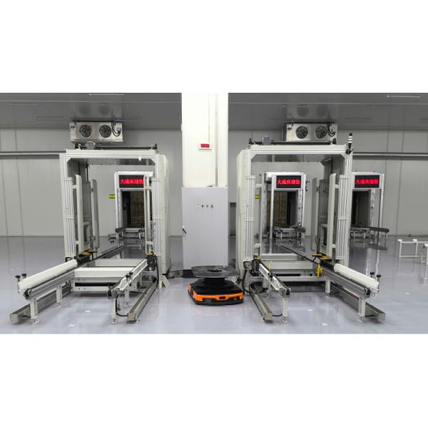 A16 : Double Deep Pallet Stacker ASRS Automatic Storage And Retrieval System Frozen Warehouse Cold Storage