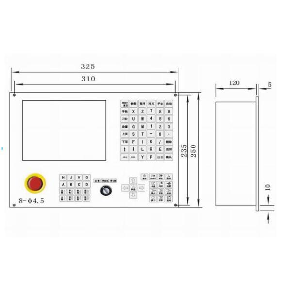 Economic Series Three Axis Controller 128mb 32 Bits High Performance
