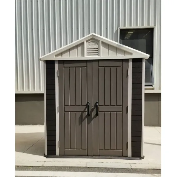 Wind Resistant Class 8 Light Transparent Roof Eco-Friendly Easy to Assemble Outdoor WPC Panel Garden Tool House