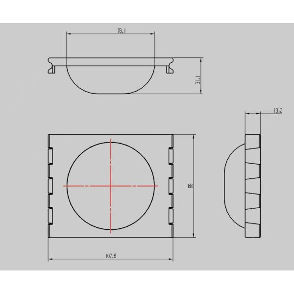 Square Cups Basket Pocket 107.6*89*31.1 Mm Suitable For Intermediate Proofer