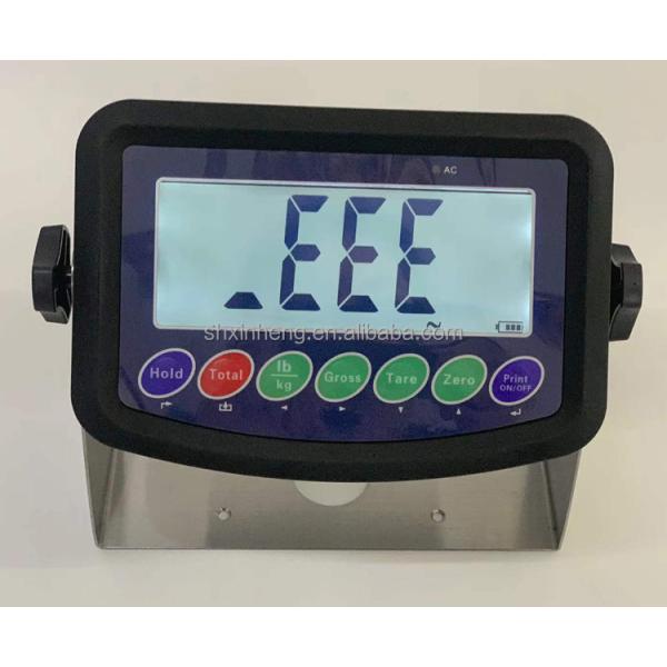Material Multi-function Weighing 1t Digital Electrical Floor Scale with Optional Platform Size and 40mm Digit Height