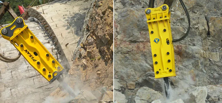 CE Certification Box Silent Type Excavator Rock Breaker for 20tons