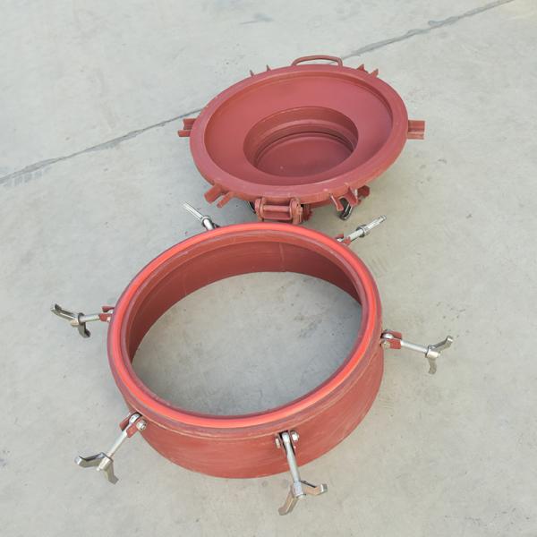 Easy Opening Quick-open Manhole Cover for DN450 Carbon Steel Tanker Truck Transporting Medium 98% Concentrated Sulfuric Acid