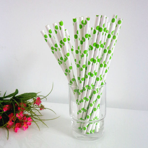 Fda Certificates Decorative Paper Straws Environmentally Friendly Beverage