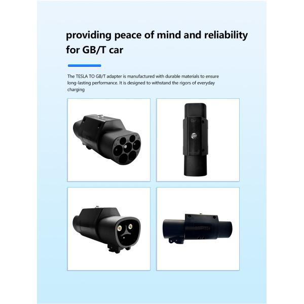 Condition 7kw Tesla EV Charger with 32A Output Current PC Copper Car Side Plug NACS to GBT Car Connector Socket Switch