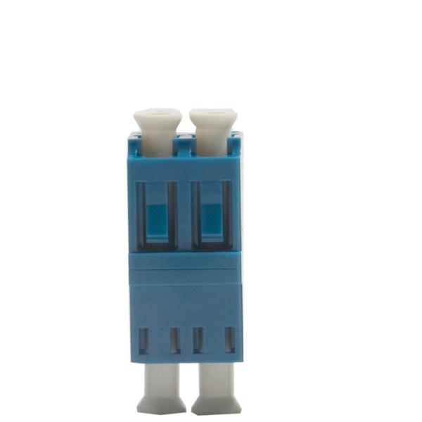 LC/UPC Fiber Optic Adapter duplex blue color ROHS certificater material