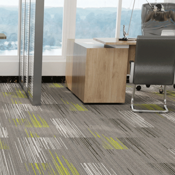 Customized Printing Modular Carpet Tiles with Nylon Surface and PVC Backing for Offices and Hotels