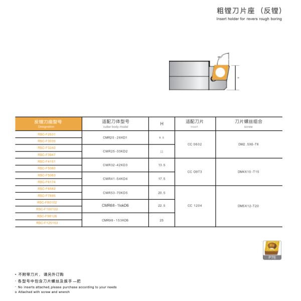 25-153mm Boring Range Rough Boring Head High Precision With Adjustable Construction