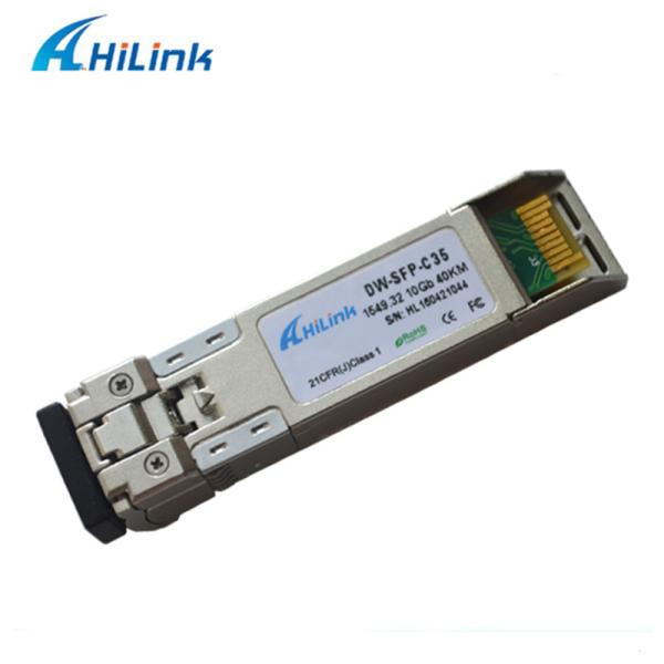 10G DWDM 40km SFP Transceiver Module LC Connector HLink Compatible 3 Years Warranty