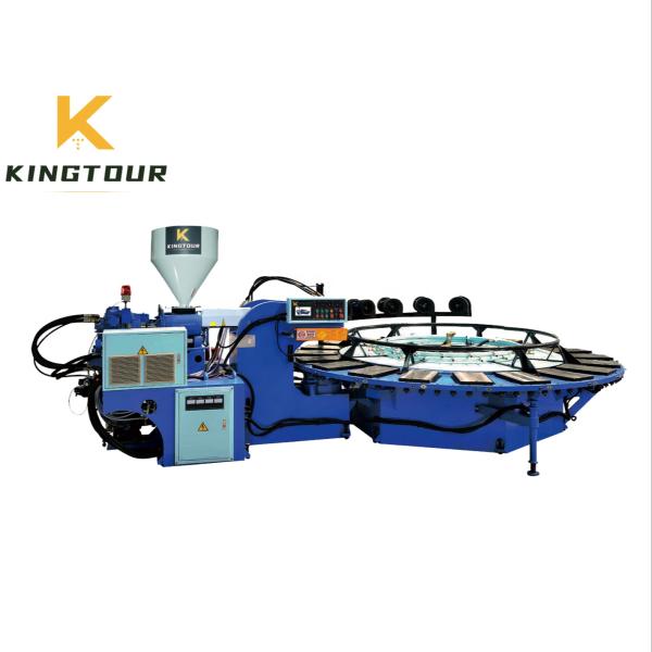 22500W PVC Injection Molding Shoe Machine 24 Station Plastic Slipper Making Machine KT-618