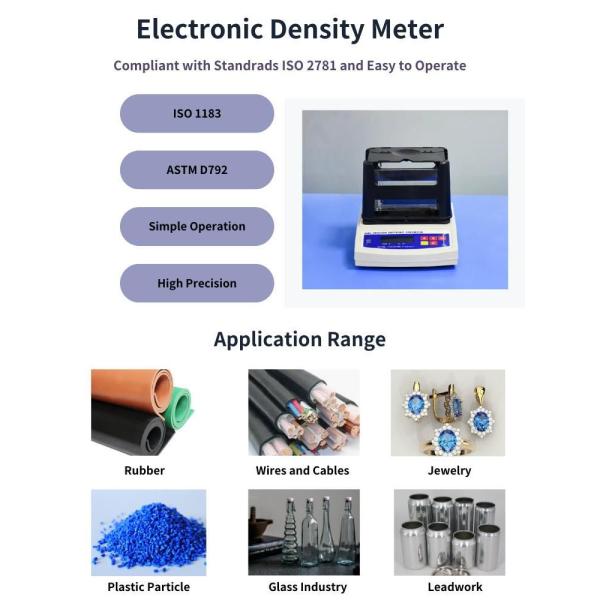 Material Density Measurement Instrument Meter For Plastic Viscometer Rotor Speed