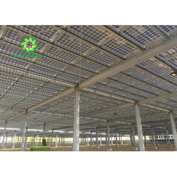 Cost Saving Customized Metal Roof Solar Mounting Systems Framed PV Module