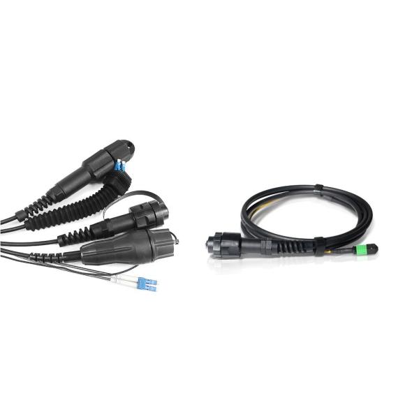 IP67 7.0mm ODVA LC Connector Fiber Optic Patch Cord