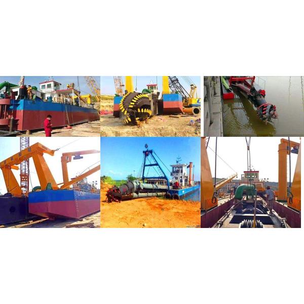 Diesel Engine Power Cutter Suction Dredger with Hydraulic System