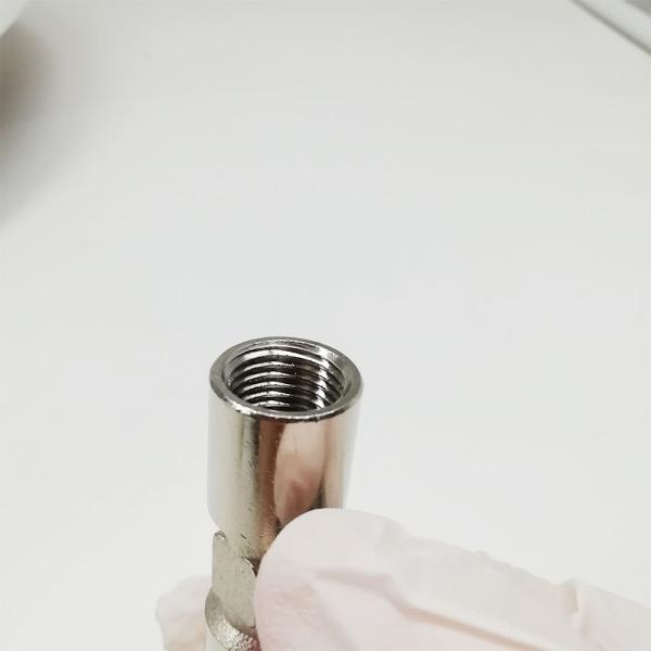 General Adapter Compression Pipe Fittings With Three Teeth TTY-PEF Copper Nickel Plating