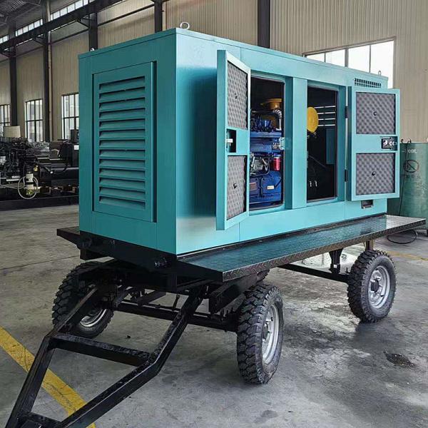 Diesel Engine Generator Set Rated Current 3.6A-3600A Construction Sites Trailer Mobile Silent Generator Diesel