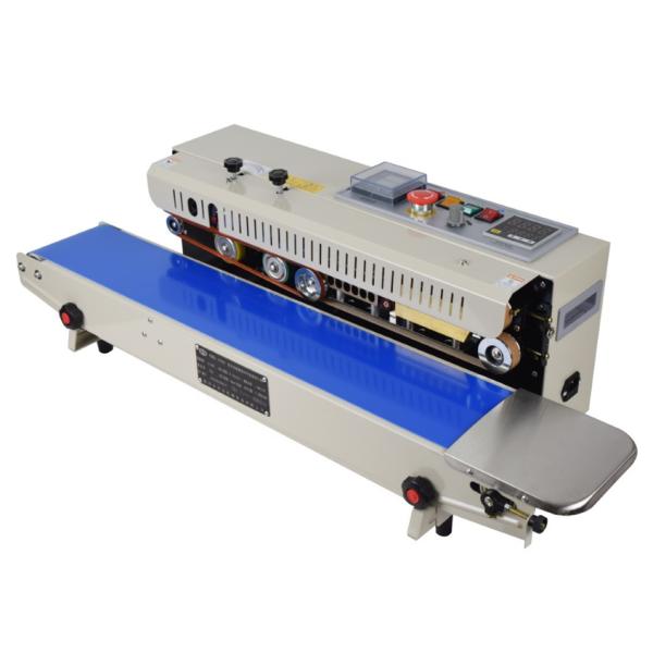 FRD-1000 Ink Printing Horizontal Band Sealing Machine with Packaging Type Case 26 kg