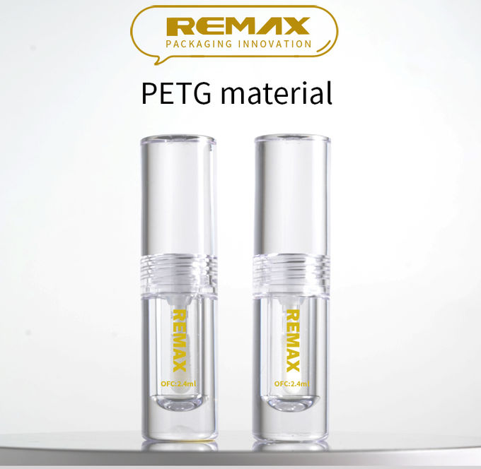 Ml8814 2.4ml Round Mini Lip Gloss Full Transparent