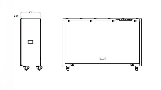 65 Inch Transparent LCD Display Box for Large Product Presentation and Visual Integration