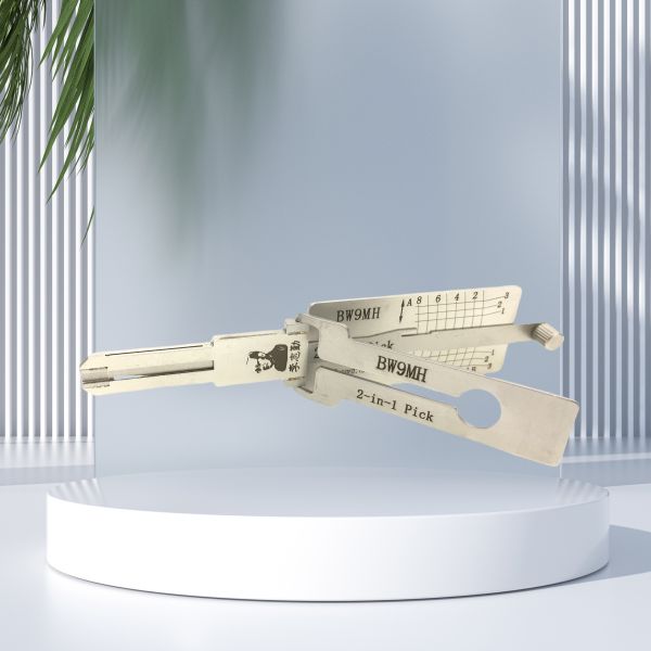 Lishi BW9MH 2 in 1 Auto Car Door LockPicks Decoder Unlock Tool