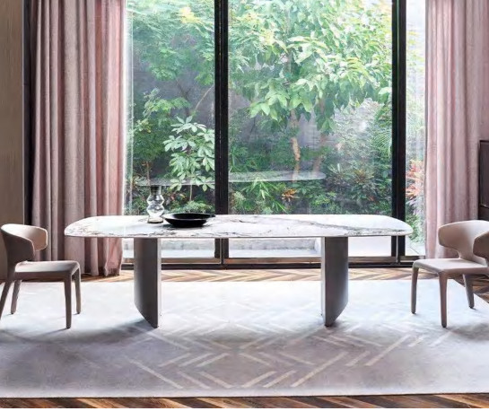 High End Luxury Modern Dinning Table Marble Top Dining Table Sets For Dining Room