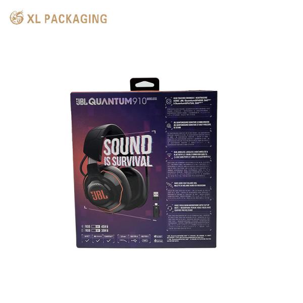 XL Packaging Custom Packaging Box Factory Headphone Earphone Box Custom Printed Logo Corrugated Packaging Box Wireless Headset Paper Box Packaging