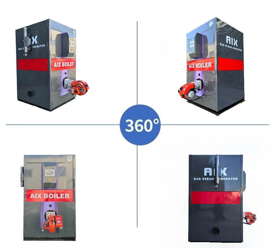 Vertical Steam Boiler 98% Efficiency Fully Automatic Fast Pressure Fuel Saving