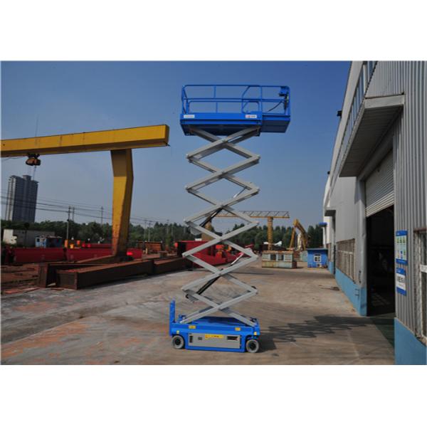 Rough Terrain Scissor Lift With Automatic Pothole Protection System