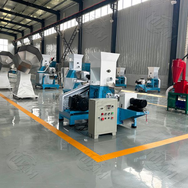 Customized Small Fish Feed Pellet Extruder Manufacturing Machinery Make Machine Floating Plant