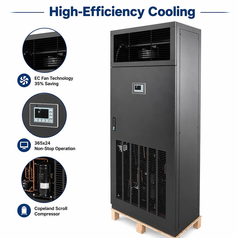 Room Precision Air Conditioner, ±0.3℃ Precise Temperature Control, Industrial-Grade Constant Temperature & Humidity for Laboratories