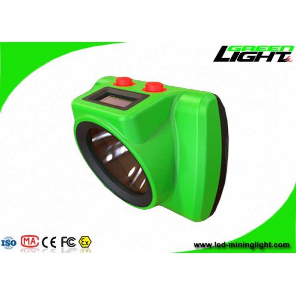 Impact Resistant Cordless Mining Lights 25000Lux With OLED Screen Head Lamp