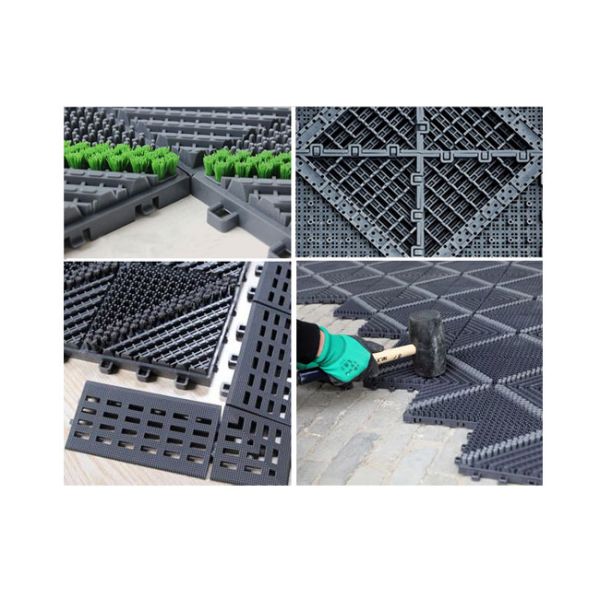 PVC Interlocking Entrance Floor Tiles 25MM