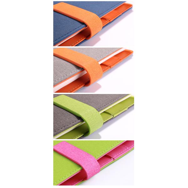High quality colorful cover optional PU leather hardcover ring binder planner