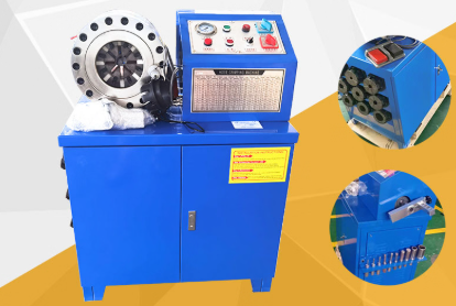 6-51mm Dual Functionality Hydraulic Hose Crimping Machine with Robust Construction and Hose Skiving Capability