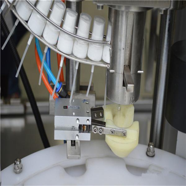 Full Stainless Steel Perfume Filling Machine With PLC Controller 10-35 bottles/min